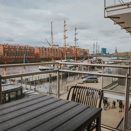 ברמן Moderne Wohnung Mit Weserblick Und Uferpromenade מראה חיצוני תמונה